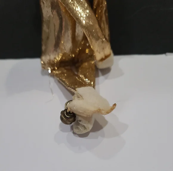 Vintage knee hugger Elf gold with  bells - Picture 3 of 8